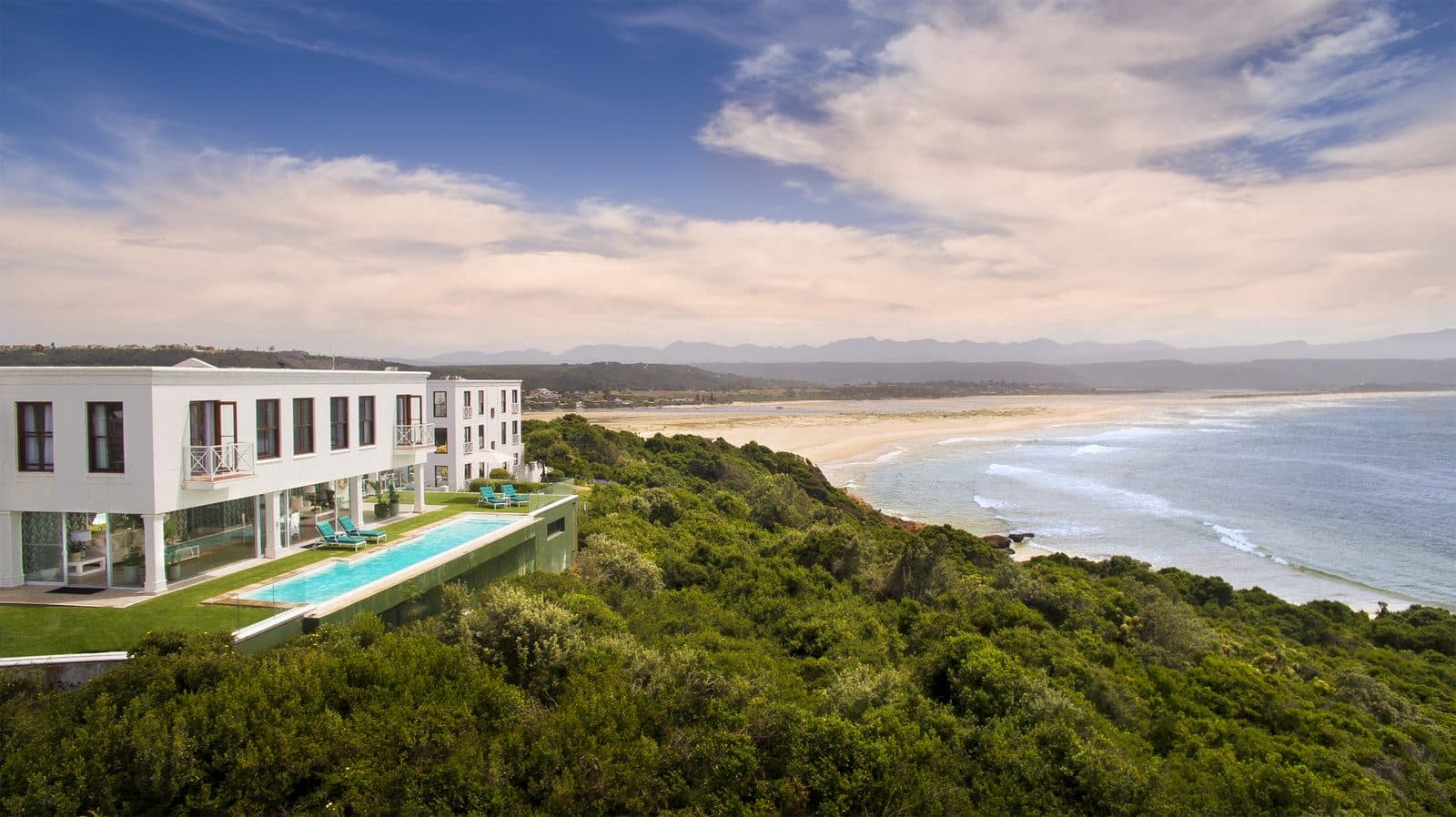 The Plettenberg on its headland above Formosa Bay